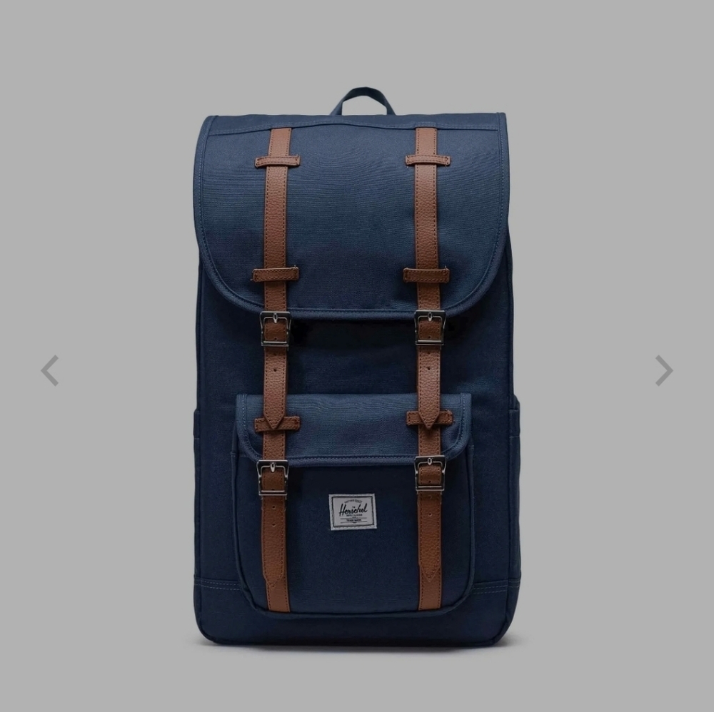 Herschel Little America™ Backpack - 30L Blue and Brown Backpack